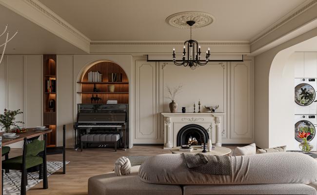 法式中古風(fēng)大平層